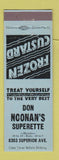 Matchbook Cover - Don Noonan's Superette Frozen Custard