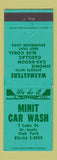 Matchbook Cover - Minit Car Wash Oak Park IL Simoniz