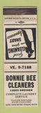 Matchbook Cover - Bonnie Bee Cleaners WEAR