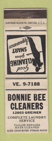 Matchbook Cover - Bonnie Bee Cleaners WEAR