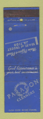 Matchbook Cover - Paragon Cleaners Kansas City MO WEAR