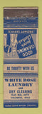 Matchbook Cover - White Rose Laundry Columbus OH WEAR