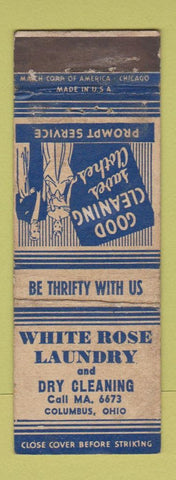 Matchbook Cover - White Rose Laundry Columbus OH WEAR