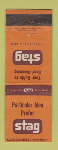 Matchbook Cover - Stag Men's Grooming Products Rexall Drug