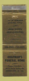 Matchbook Cover - Chapman's Funeral Home Hurricane WV WEAR