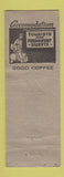 Matchbook Cover - Helen's Cafe Hotel Booneville AR WORN