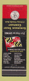 Matchbook Cover - Suburban Trust Company Bethesda Wheaton College Park MD