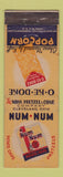 Matchbook Cover - Nun Nun Potato Chips Popcorn Noss Pretzel Cleveland OH