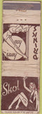 Matchbook Cover - Skol Drinks girlie POOR