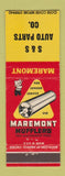 Matchbook Cover - Maremont Mufflers S&S Auto Parts