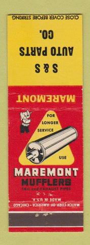 Matchbook Cover - Maremont Mufflers S&S Auto Parts