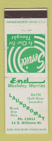Matchbook Cover - Laundromat