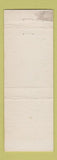 Matchbook Cover - Laundromat