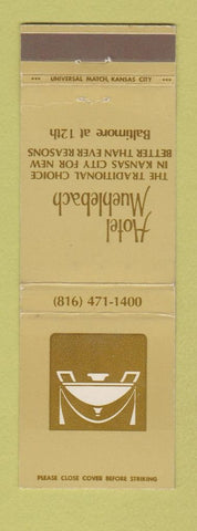 Matchbook Cover - Hotel Muehlebach Kansas City MO WEAR