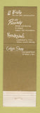Matchbook Cover - Hotel Muehlebach Kansas City MO WEAR
