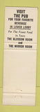 Matchbook Cover - Peachtree Hotel Atlanta GA