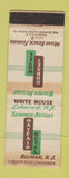 Matchbook Cover - Mayfair Hotel Belmar NJ Dorset Hotel Miami Beach FL WORN