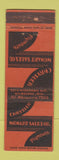 Matchbook Cover - Chrysler Monart Sales Plymouth Milwaukee WI WEAR