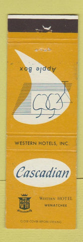 Matchbook Cover - Cascadian Hotel Wenatchee WA
