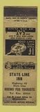 Matchbook Cover - State Line Inn Wisconsin WI WEAR