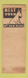 Matchbook Cover - State Line Inn Wisconsin WI WEAR