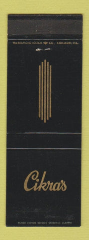 Matchbook Cover - Cikra's Furs Cleveland OH WEAR