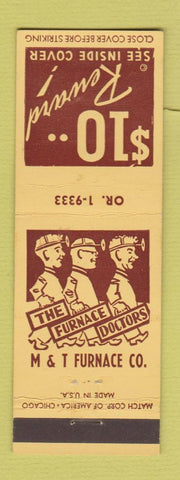 Matchbook Cover - M&T Furnace Cleveland OH