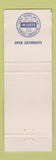 Matchbook Cover - Washington Federal Savings and Loan Cleveland OH
