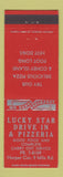 Matchbook Cover - Lucky Star Drive In Pizza St Clair Shores MI