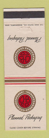 Matchbook Cover - Planned Packaging Ohio Boxboard Rittman OH