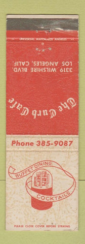 Matchbook Cover - The Fcurb Cafe Los Angeles CA