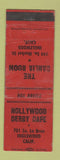 Matchbook Cover - Hollywood Derby Cafe Dahlia Room Inglewood CA WORN