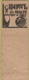 Matchbook Cover - Johnny Mauer's Bar St Paul MN girlie WORN
