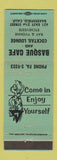Matchbook Cover - Basque Cafe Bakersfield CA Etcheveste WEAR