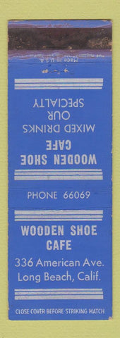 Matchbook Cover - Wooden Shoe Cafe Long Beach CA WORN