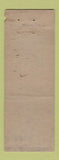 Matchbook Cover - Lido Cafe Merced CA WORN