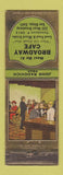 Matchbook Cover - Broadway Cafe San Diego CA WEAR