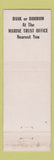 Matchbook Cover - Marine Trust Company Western NY