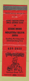 Matchbook Cover - Filthy McNasty's Hollywood CA WEAR