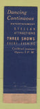 Matchbook Cover - Chez Paree Chicago IL