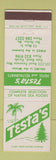 Matchbook Cover - Testa's Hotel Restaurants Bar Harbor ME Palm Beach FL
