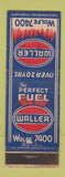 Matchbook Cover - Waller Fuels WEAR