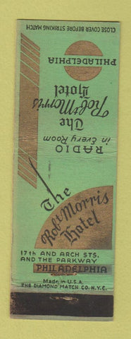 Matchbook Cover - Robert Morris Hotel Philadelphia PA WEAR