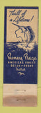 Matchbook Cover - Roney Plaza Hotel Miami Beach FL WORN