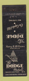 Matchbook Cover - Dodge Hotel Washington DC