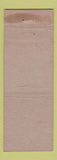 Matchbook Cover - Zane Hotel Zanesville OH WORN