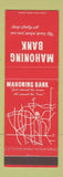 Matchbook Cover - Mahoning Bank PA Youngstown