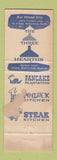 Matchbook Cover - Cloud 9 Lounge Atlanta GA Air Host Inn airport WORN