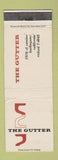 Matchbook Cover - The Gutter Burlingame CA
