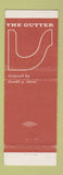 Matchbook Cover - The Gutter Burlingame CA